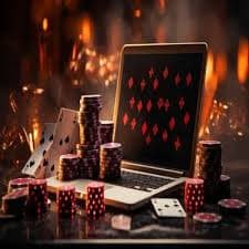 gaijin Lightning Dice live-dealer interface showing three dice and multiplier display